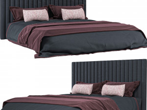 modern bed 3D Model