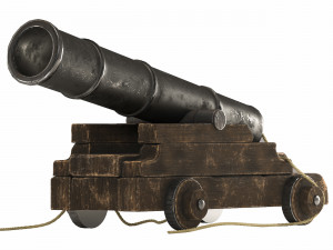 war cannon 3D 模型