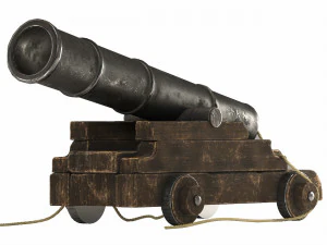 war cannon 3D Model