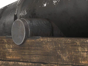 war cannon 3D Model