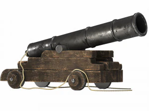 war cannon 3D Model