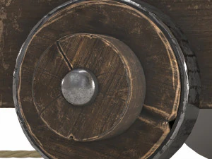 war cannon 3D Model
