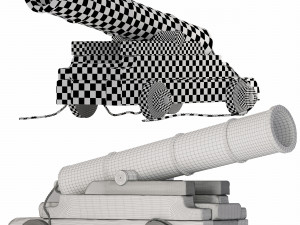 war cannon 3D 模型