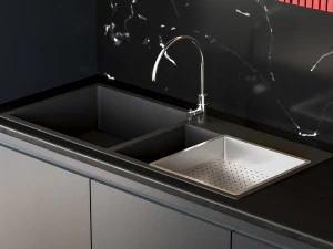 Modern kitchen 01 3D Model