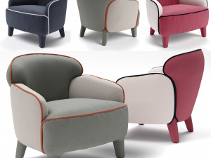 estel armchair 3D-Modell
