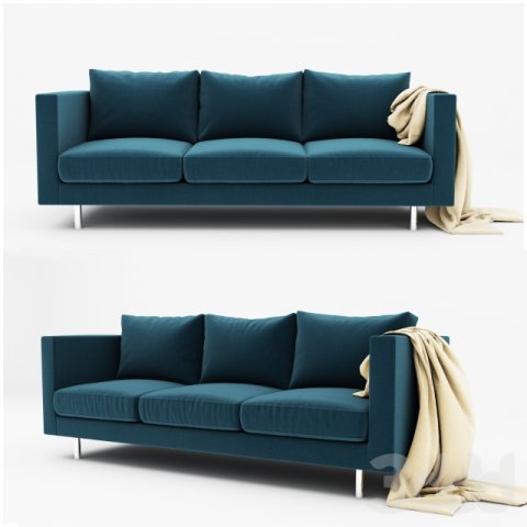 sofa 3D Модель .c4d .max .obj .3ds .fbx .stl .blend 