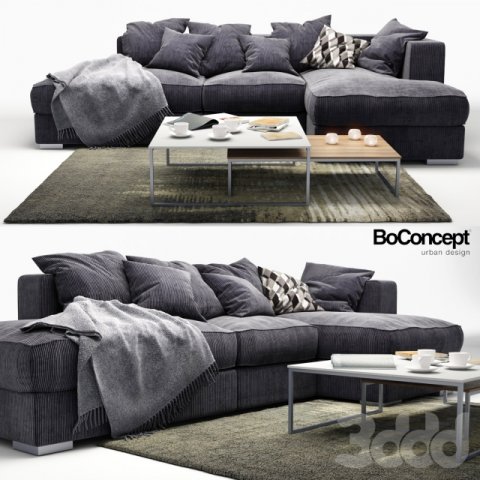 sofa 3D-Modell .c4d .max .obj .3ds .fbx .stl .blend 
