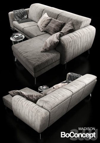 sofa 3D Модель .c4d .max .obj .3ds .fbx .stl .blend 
