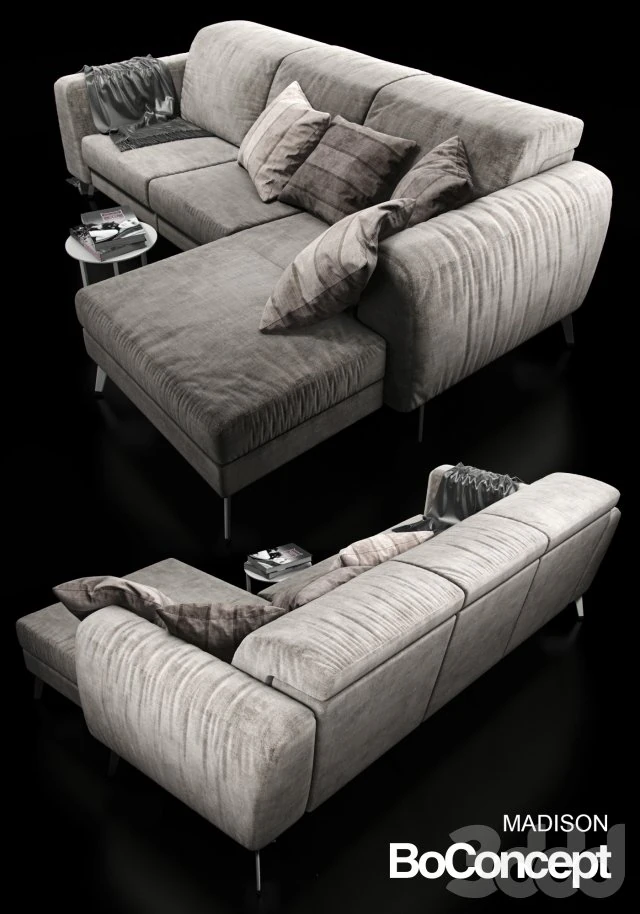 sofa 3D Model .c4d .max .obj .3ds .fbx .stl .blend