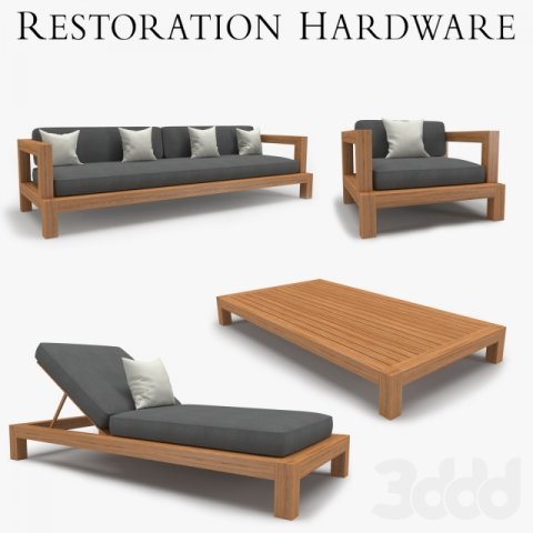 sofa 3D Model .c4d .max .obj .3ds .fbx .stl .blend 