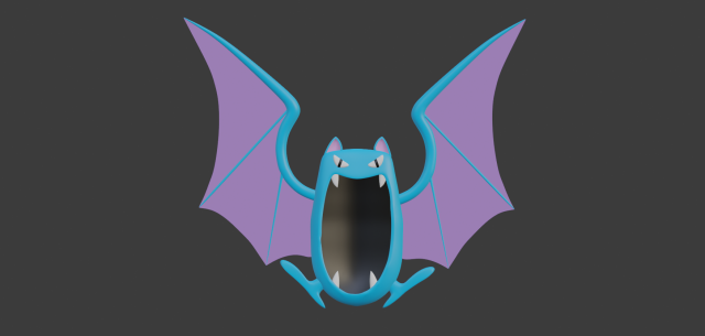 gorubatto - pokemon model 3Dモデル .c4d .max .obj .3ds .fbx .stl .blend 