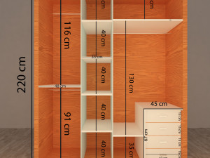 Wardrobe 3D Model