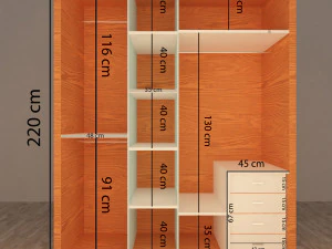 Wardrobe 3D Model