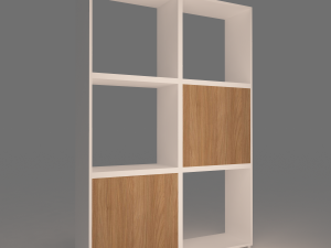 rack modern Modello 3D