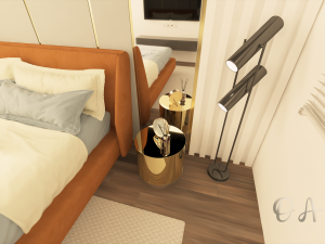 bedroom modern 3D मॉडल