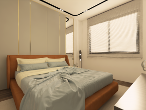 bedroom modern 3D मॉडल