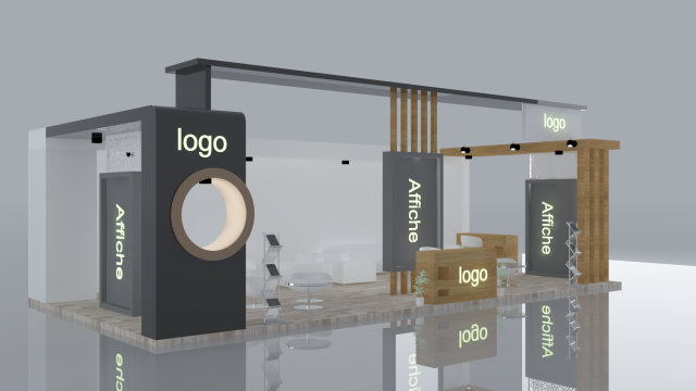 stand 1 3D Модель .c4d .max .obj .3ds .fbx .stl .blend 