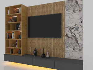 2 tv unit 3D Model