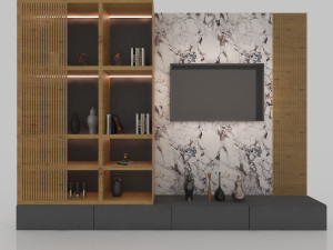 2 tv unit 3D Модель
