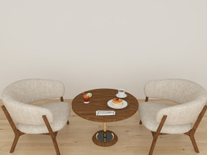 Table cafe 3D Model