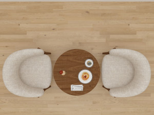 Table cafe 3D Model