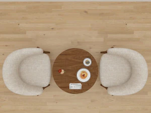 Table cafe 3D Model