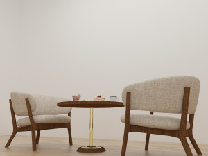 Table cafe 3D Model