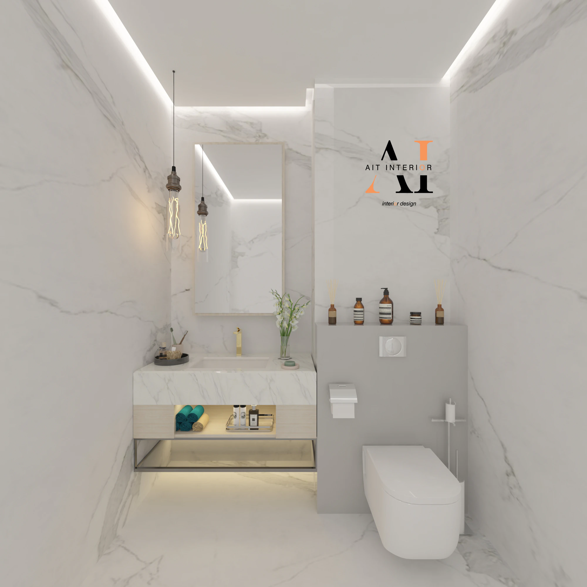Bathroom 3D Model .c4d .max .obj .3ds .fbx .stl .blend