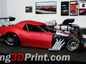 chevrolet corvette c3 pro mod 3d cetak Model Cetak 3D