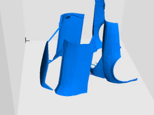 chevrolet corvette c3 pro mod 3d cetak Model Cetak 3D