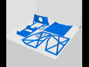 chevrolet corvette c3 pro mod 3d cetak Model Cetak 3D