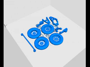 chevrolet corvette c3 pro mod 3d cetak Model Cetak 3D