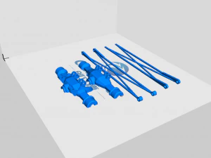 chevrolet corvette c3 pro mod 3d cetak Model Cetak 3D