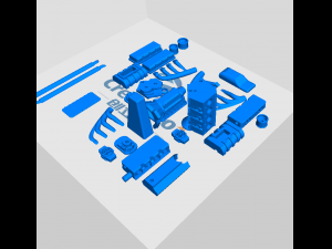 chevrolet impala 1969 superstock 3dprint 3D Print Model