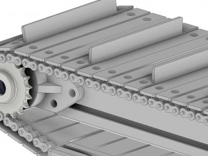 step conveyor 3D Model