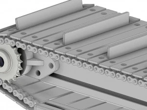 step conveyor 3D Model