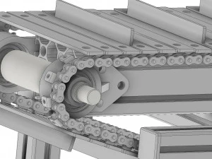 step conveyor 3D Model