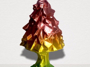 christmas tree statuette stl file for 3d printnting 3D Print Model
