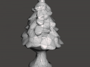 christmas tree statuette stl file for 3d printnting Modelo de impresión 3D