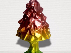 christmas tree statuette stl file for 3d printnting Modelo de impresión 3D