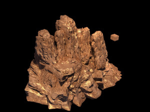 mountain rocks - s 15 Model 3D