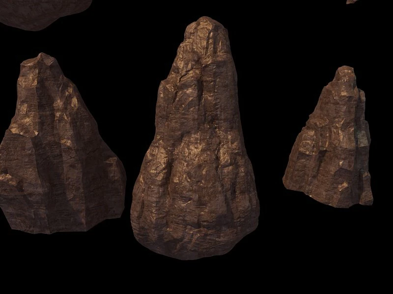 rocks 24 3D Model .c4d .max .obj .3ds .fbx .stl .blend 