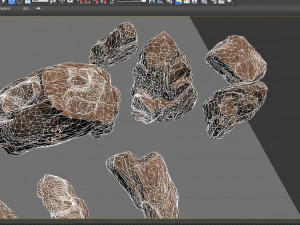 rocks 31 32 33 3D Model