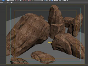 rocks 31 32 33 3D Model