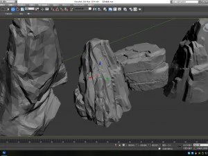 rocks 31 32 33 3D Model