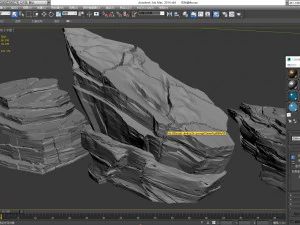 rocks 31 32 33 3D Model