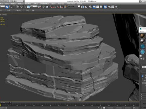 rocks 31 32 33 3D Model
