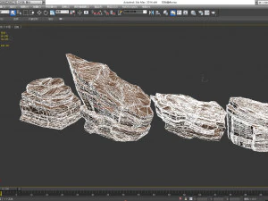 rocks 31 32 33 3D Model