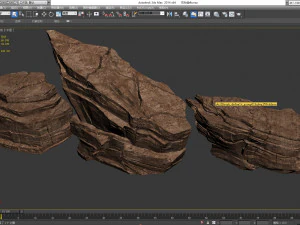 rocks 31 32 33 3D Model