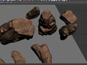 rocks 31 32 33 3D Model